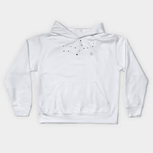 Virgo Zodiac Constellation Kids Hoodie